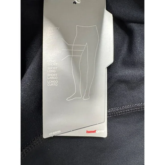 Under Armour Size XL Shorty Court Boy Compression Shorts Black Women's NWT - Picture 7 of 8